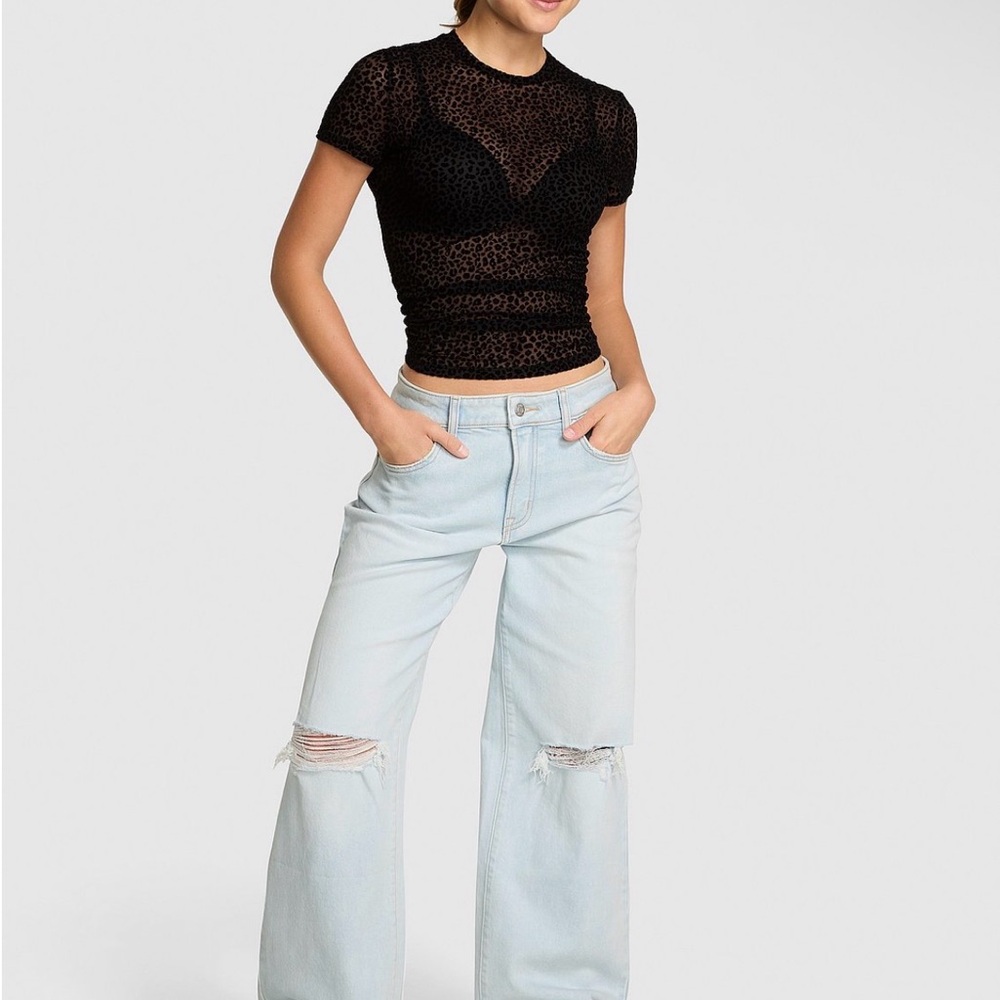 PINK *sold out* distressed jeans